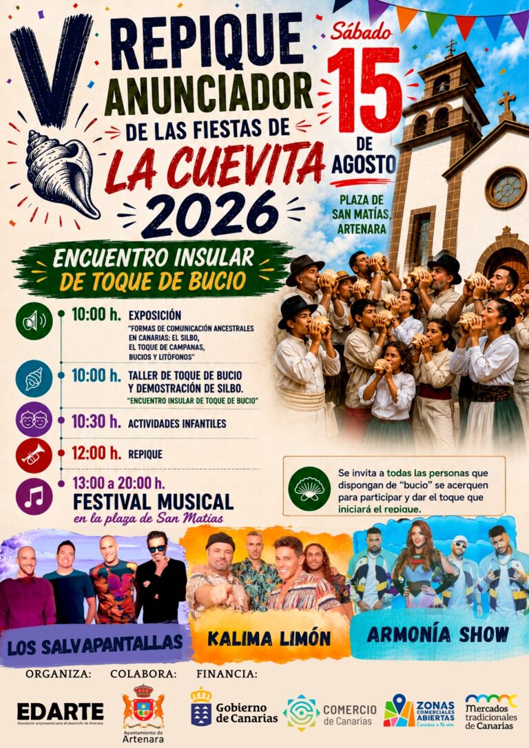 Cartel del Repique Anunciador de las Fiestas de La Cuevita